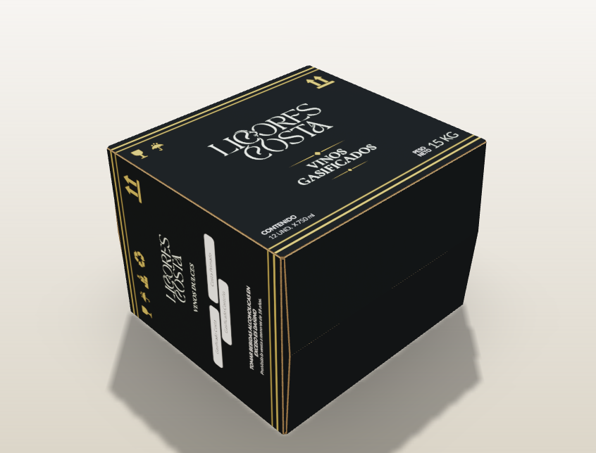 Caja Vinos Gasificados